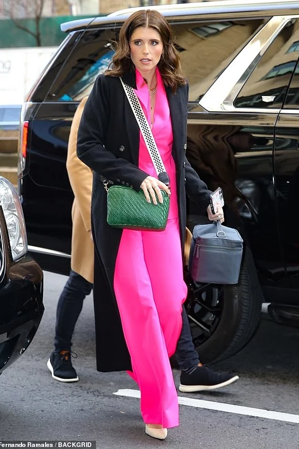 Katherine Schwarzenegger made a stylish entrance on The Today Show on Feb.8.2023