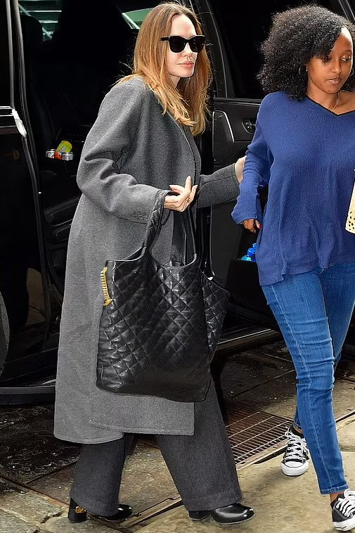 Angelina Jolie was spotted with Zahara Jolie Pitt in NYC on Feb.20.2023