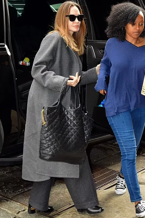 Angelina Jolie was spotted with Zahara Jolie Pitt in NYC on Feb.20.2023