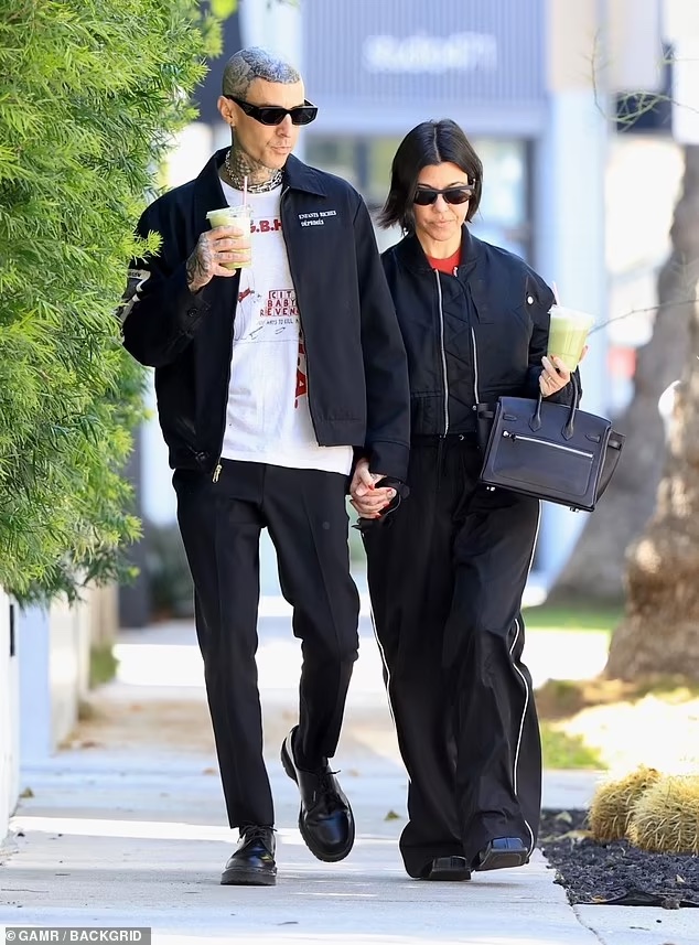 Kourtney Kardashian and Travis Barker on Feb.20.2023