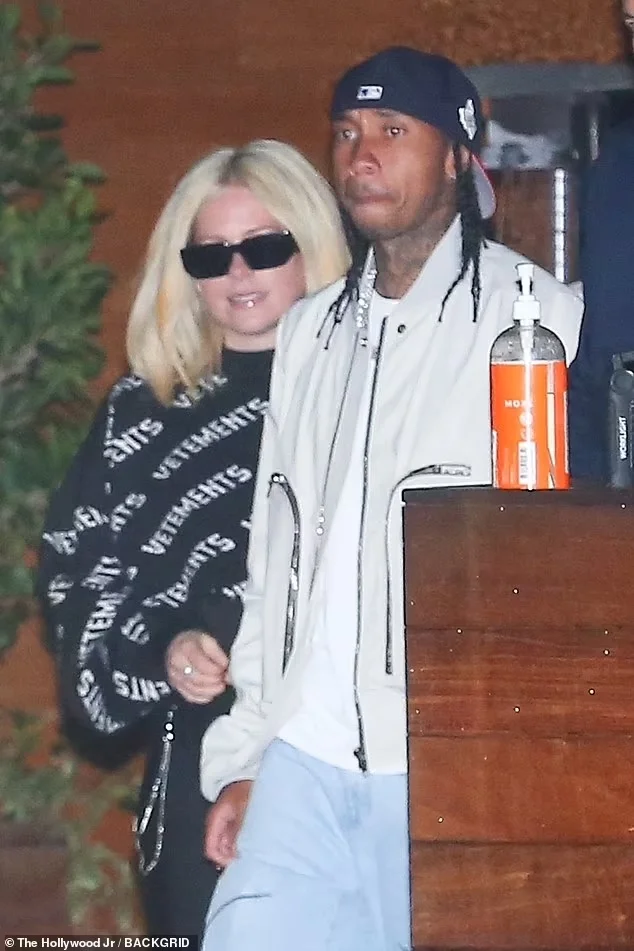 Avril Lavigne and Tyga at Soho House in Malibu on April 2,2023