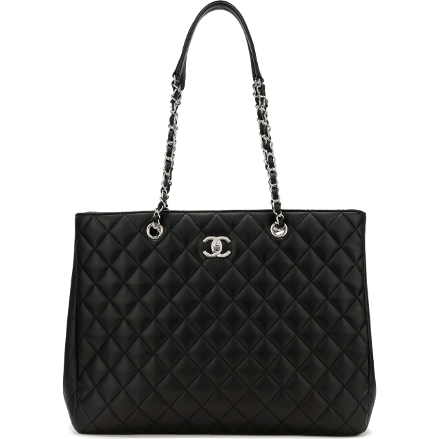 Chanel Black Quilted Calfskin Large Classic Tote Bag