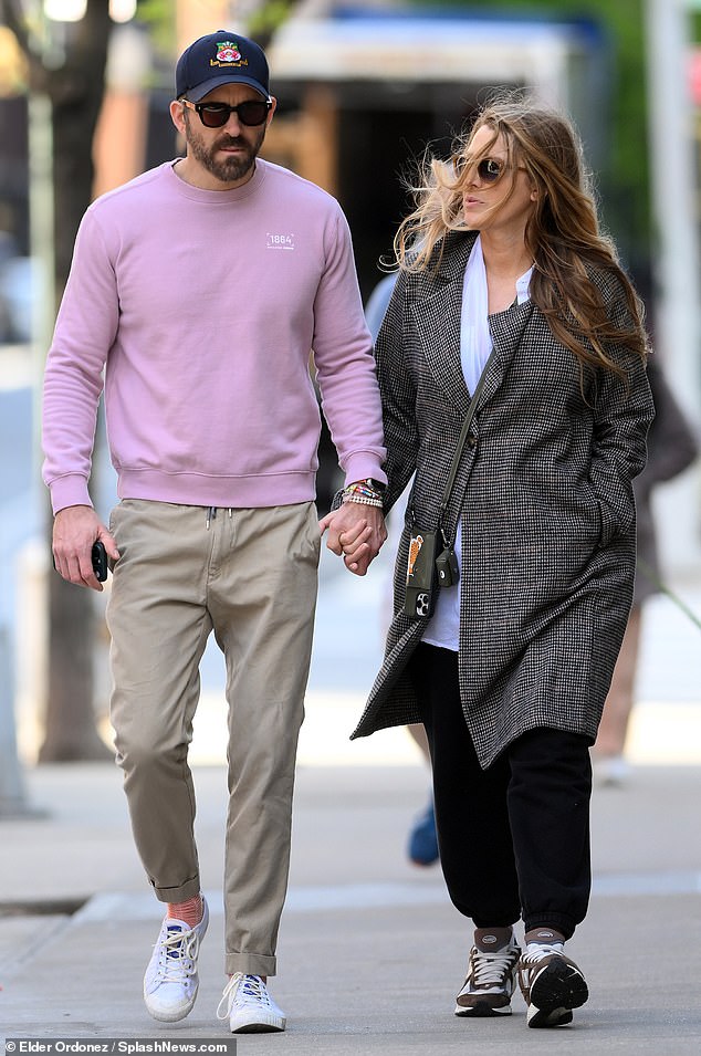 Ryan Reynolds and Blake Lively in New York City on April 18, 2023 ~