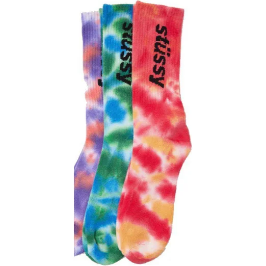 Stussy Tie Dye Sock 3 Pack