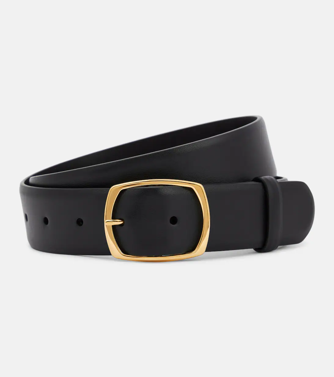 THE ROW Oval leather belt