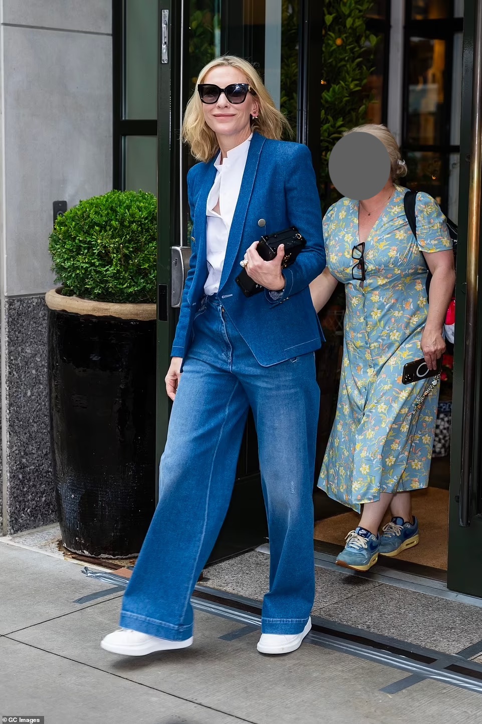 Cate Blanchett Denim Fashion
