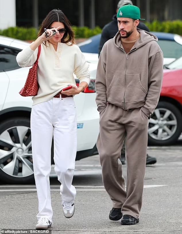 Kendall Jenner & Bad Bunny on a lunch date in Beverly Hills on June 15, 2023