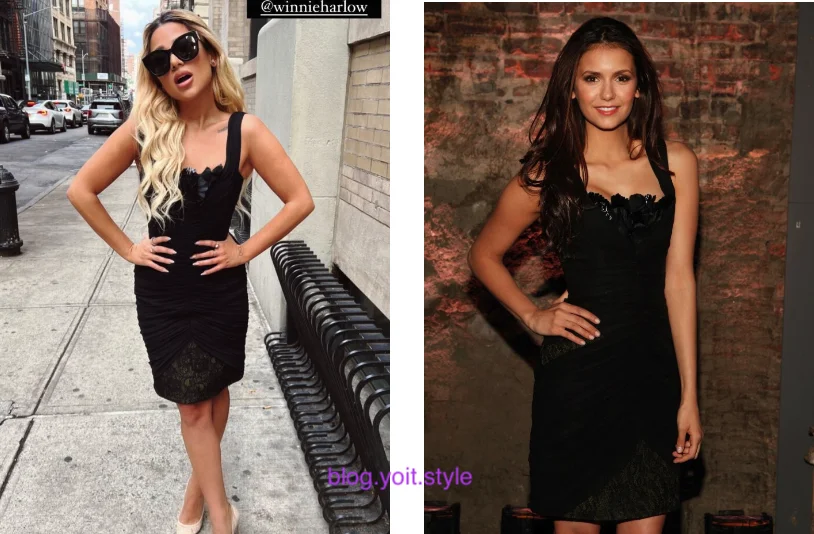 From Icon to Inspiration: Nina Dobrev’s Christian Siriano Dress Inspires Gabi DeMartino’s Fashion Statement on June 22, 2023