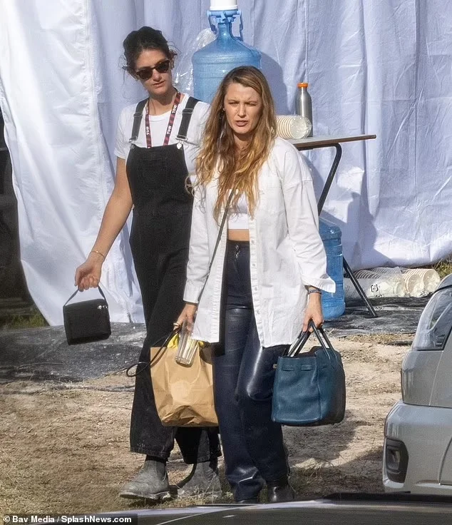 Blake Lively’s Daily Fashion: Effortlessly Chic While Visiting Ryan Reynolds on the Deadpool 3 Set on July 12,2023