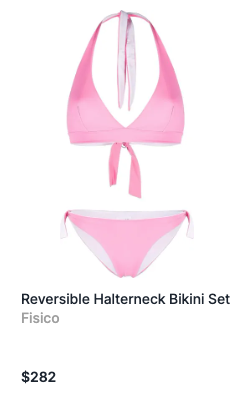 Reversible Halterneck Bikini Set
Fisico