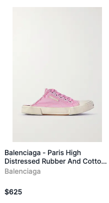 Balenciaga - Paris High Distressed Rubber And Cotton-canvas Slip-on Sneakers - Pink
