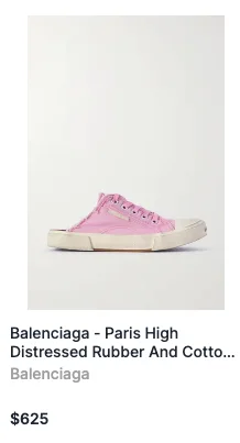 Balenciaga - Paris High Distressed Rubber And Cotton-canvas Slip-on Sneakers - Pink