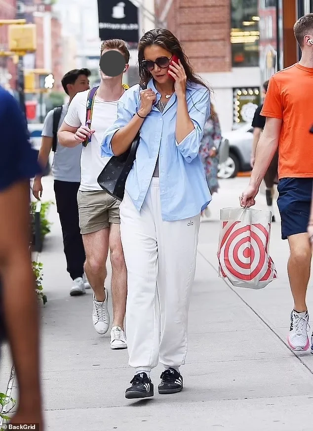 Katie Holmes looks cool and casual during two strolls in New York City