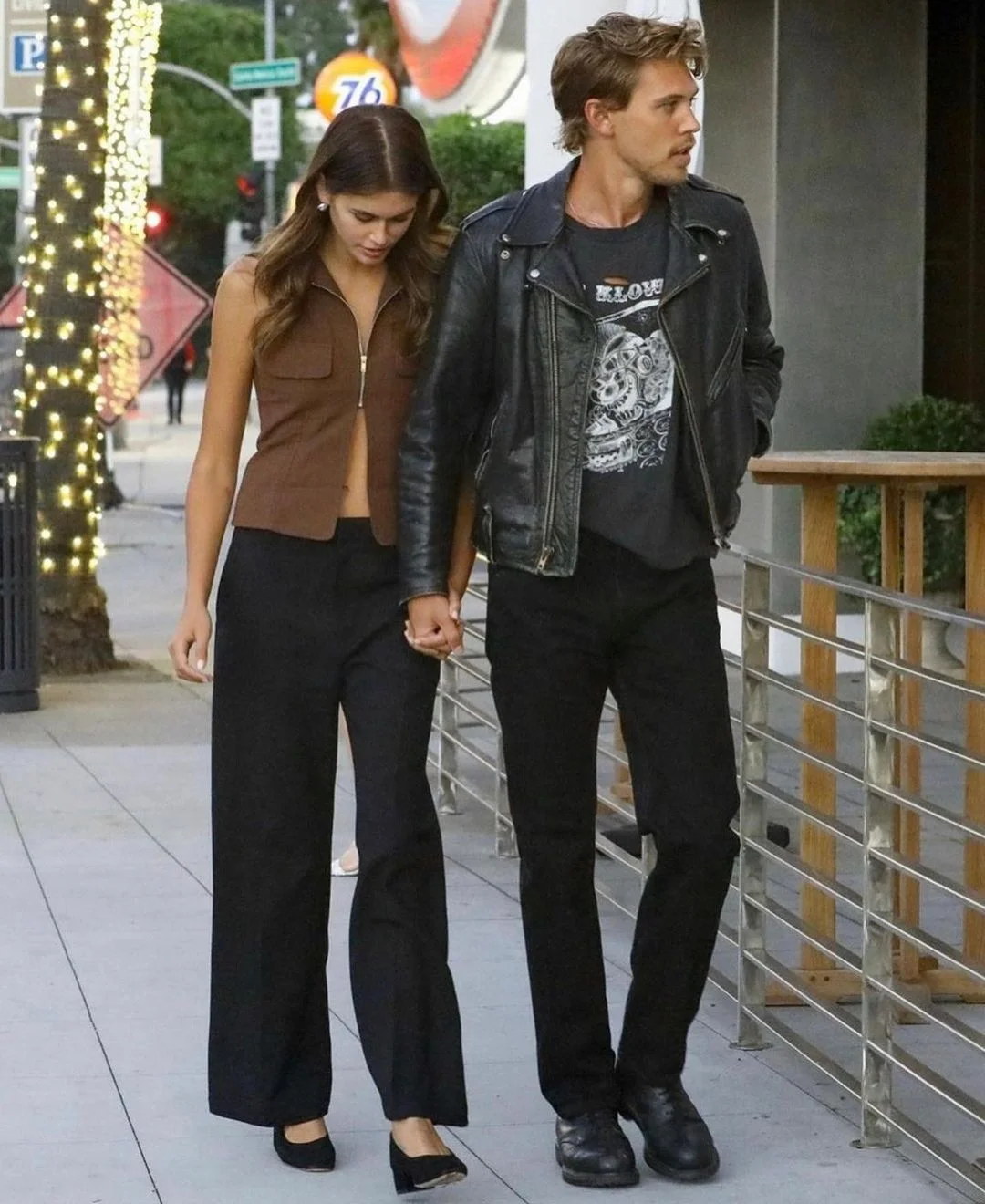 August Outing: Austin Butler & Kaia Gerber’s Casual Chic in Beverly Hills on Aug 29, 2023