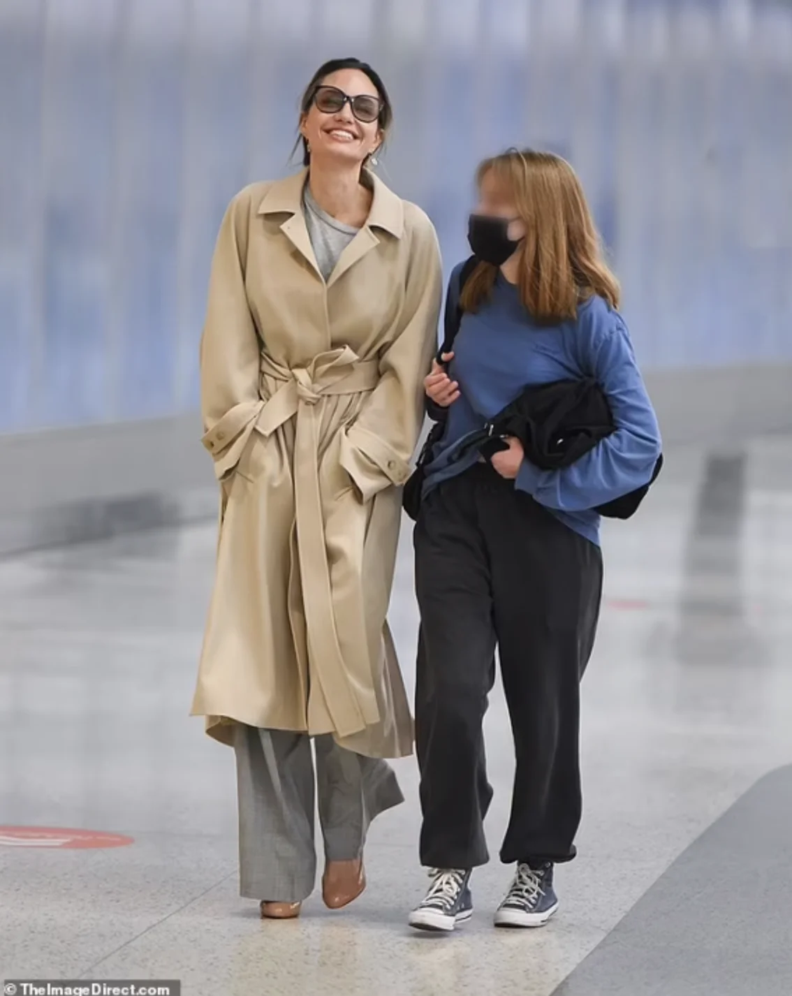Angelina Jolie’s Arrival at JFK Airport: A Glimpse of Her Airport Fashion on Sep 21, 2023
