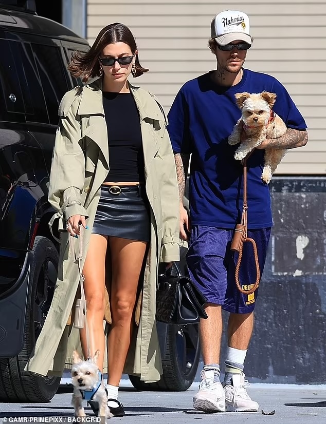 Hailey Bieber and Just Bieber Street Style