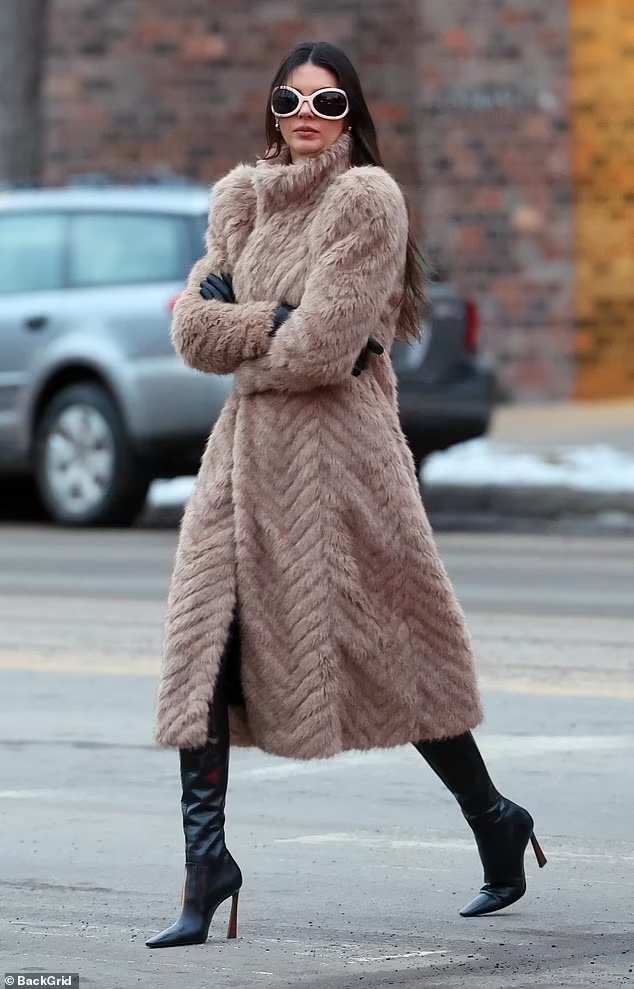 Kendall Jenner Luxury Winter Fashion 2023