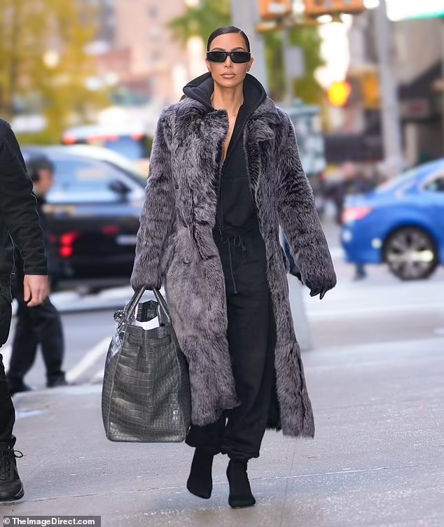 Kim Kardashian Winter Fashion 2023