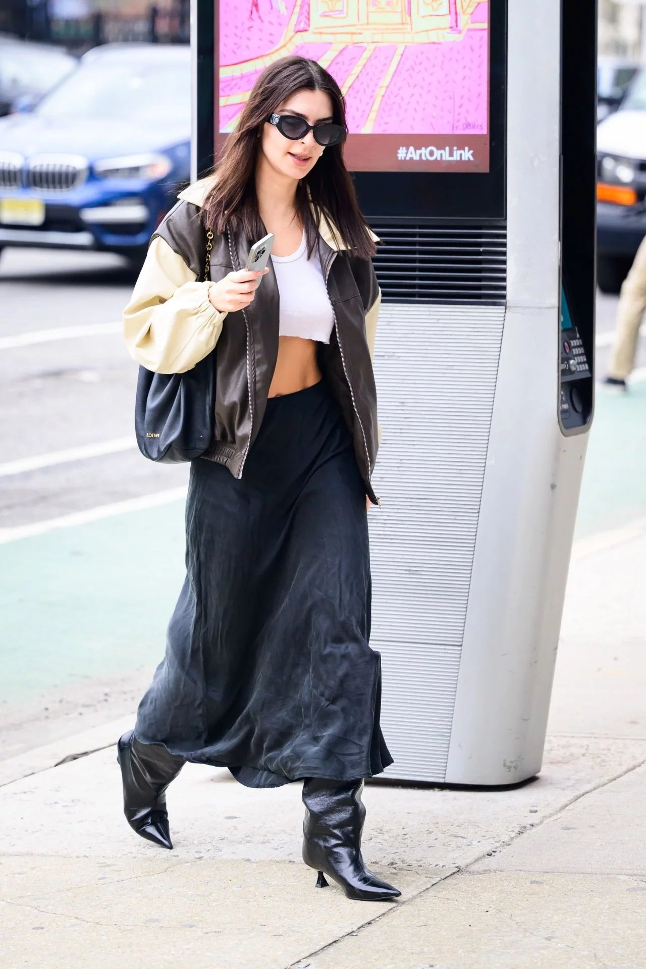 How can I emulate Emily Ratajkowski's effortlessly elegant street chic in NYC?