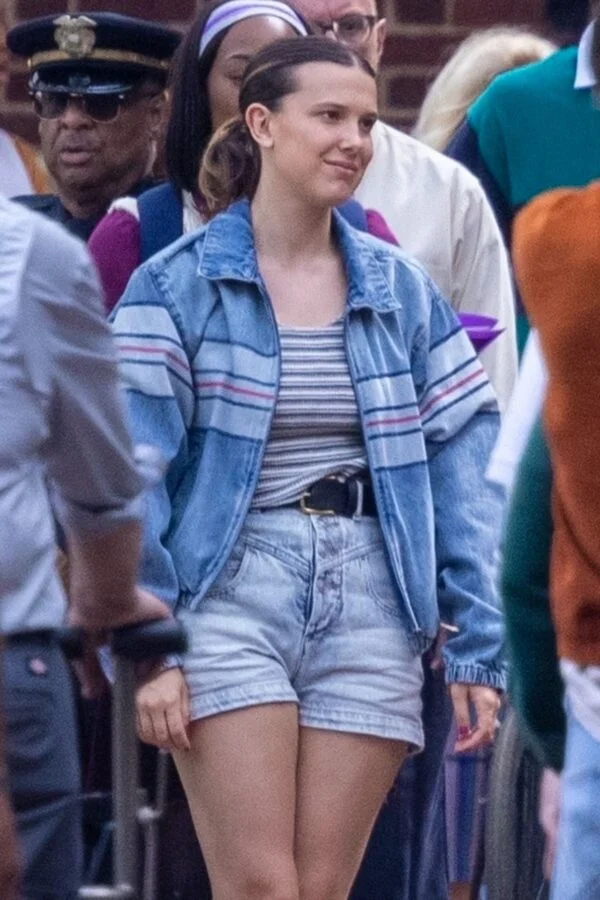 Millie Bobby Brown’s Stylish Ensemble on ‘The Electric State’ Filming Set in Atlanta on April 2, 2024