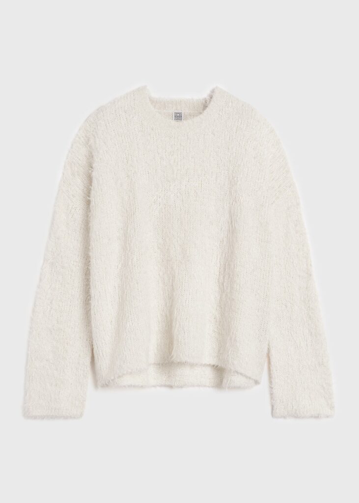 TotêmeBoxy silk knit cream